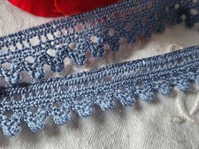 Dentelle vintage bleu gris