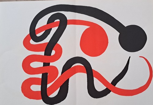 Calder lithographie derriere - ,,