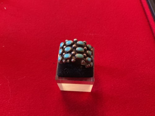 Bague argent turquoise indien - bague,