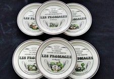 6 Assiettes à fromage