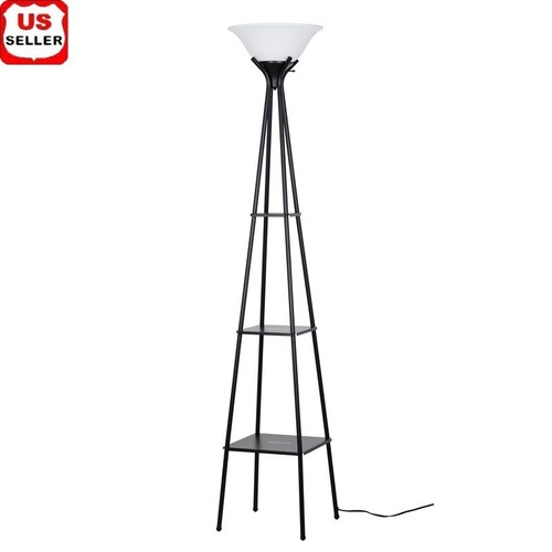 Etagere floor lamp - w/, shelves