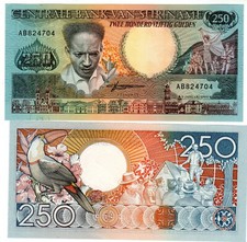 Suriname  SURINAM Billet 250