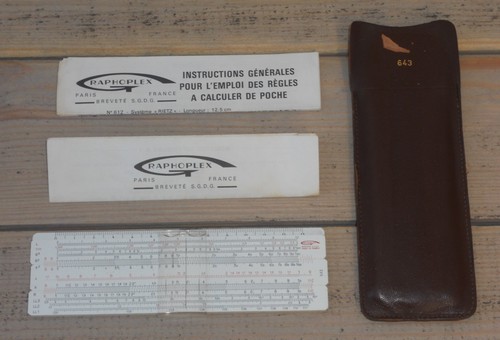 Ancienne règle calcul - ancienne,