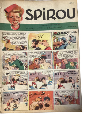 Ancienne revue spirou vintage - ancienne,