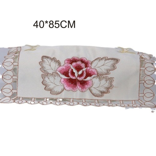 Chemin table ovale rose - chemin, de