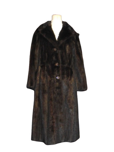 Manteau vison long lucien - vison,
