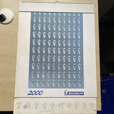 2000 Michelin Man Energy Year Calendar rare item 