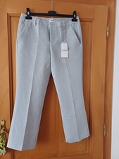 Très Beau Pantalon 7/8 Bleu En Lin Taille 40 Zadig & Voltaire Neuf