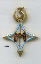 Sahara insignia, 3 co. Saharan Infantry