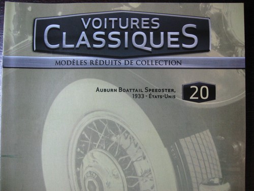 Fascicule 20 voitures - n°,