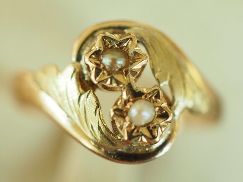 Bague ancienne massif 18k - bague,