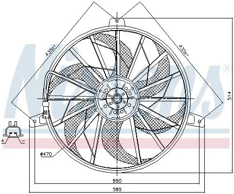 Ventilateur radiateur - ventilateur, de