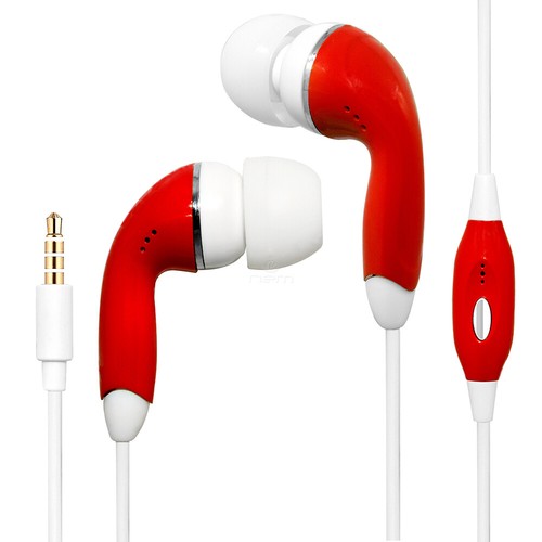 Red color stereo 5mm - stereo, audio
