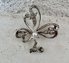 Ancienne Broche Argent Massif