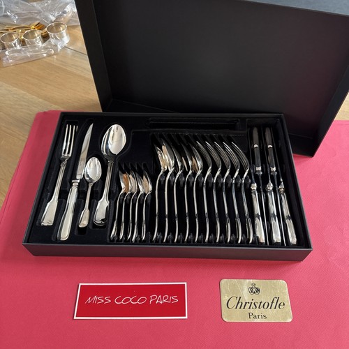 Christofle chinon piece - christofle, 24-piece