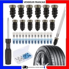 Kit de Réparation Crevaison★ Pneu Tubeless Voiture Moto Auto Quad Pneus Agricole