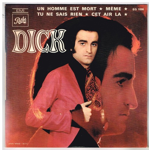Dick rivers un homme est - ,