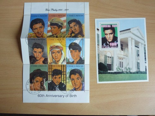 Planche timbres elvis - 9,