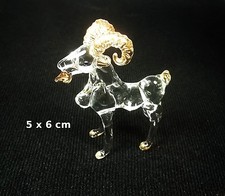 magnifique mouflon en verre
