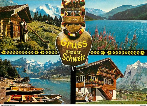 Carte postale suisse - carte,