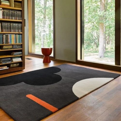 Tapis touffeté main 100 - tapis,