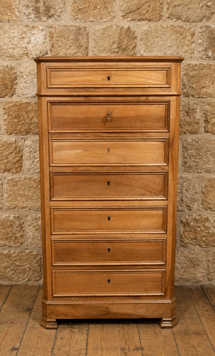 Secrétaire semainier noyer - secrétaire, en