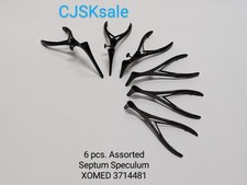 6 pcs. Assorted Septum Speculum XOMED 3714481 (USED).