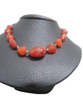 India Silver Semi Precious Stones and Beads Necklace