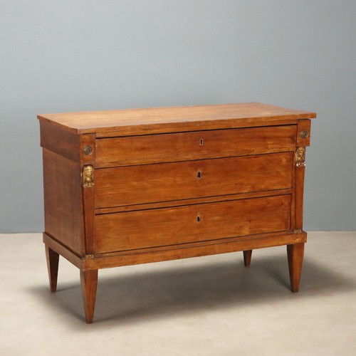 Commode empire ancienne noyer - commode,