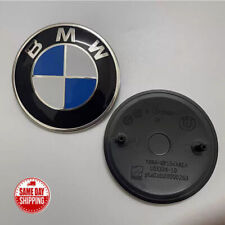 2PC Front Hood & Rear Trunk (82mm & 74mm) FOR BMW Badge Emblem 51148132375