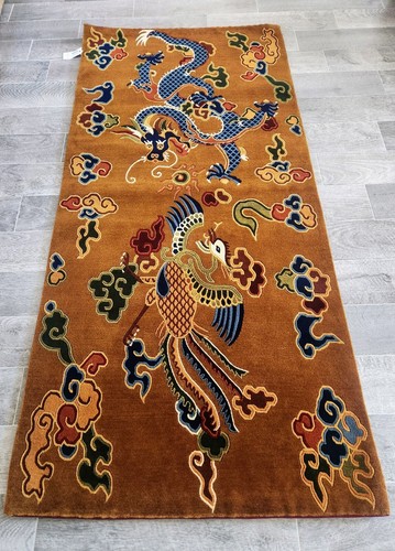 Tapis népal noué main - à, la