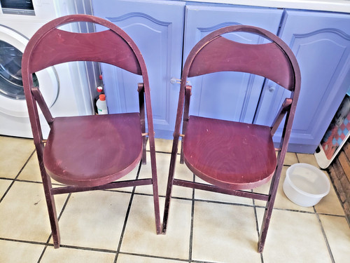 Ancienne paire chaises en - ancienne,
