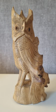 Hibou Bois Sculpté à la Main