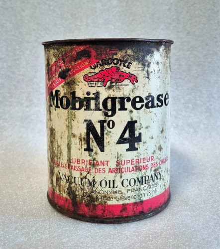 Pot graisse mobiloil - pot, de