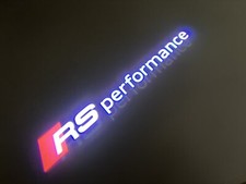 Genuine Audi RS Performance Logo Door LED Entry Lights Lights RS3 RS4 RS6.
