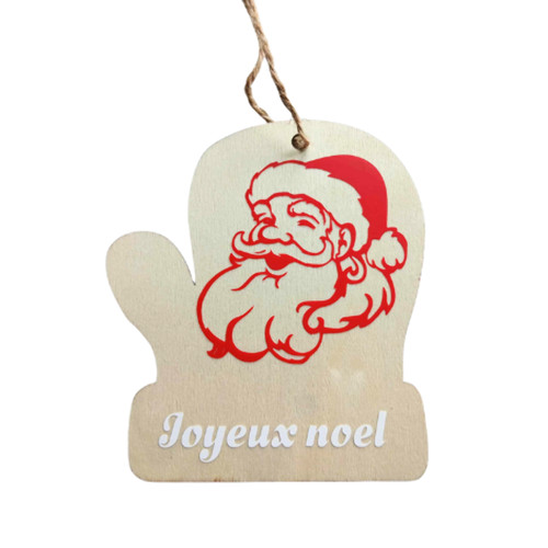 Décoration sapin bois - décoration, en