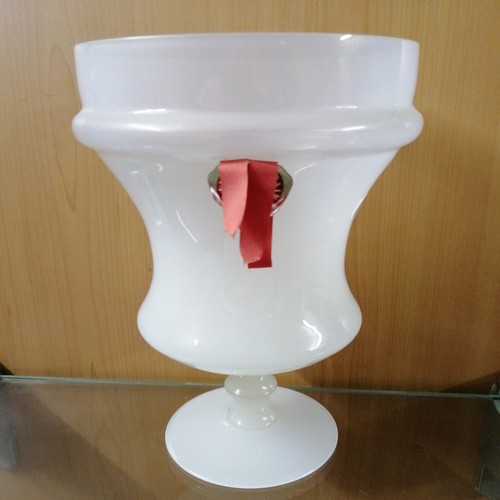 Grand verre vase vintage - grand, en