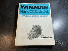 Yanmar 2QM20 Marine Diesel Engine Factory OEM Service Manual 2 Cylinder 20 HP