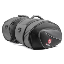 Sacoche cavaliere moto / Sacoche latérale paire Bagtecs SP3 36-60L noir