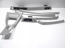 BMW 3 E90 E91 Silver Interior Trim Kit CIC Center Console Moldings Covers LHD