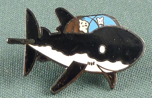 Pin tintin corner requin - pin’s,