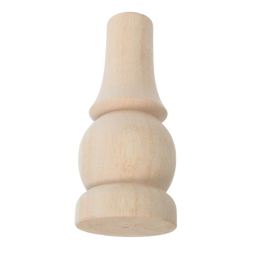 Pieds table bois brut - pieds,