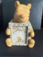 Vintage Disney Charpente Classic Sitting Pooh Bear Picture Frame