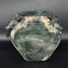 Large Ancient Near Eastern Achaemenid Empire Bronze Bowl Pot Circa 559 - 331 BCE