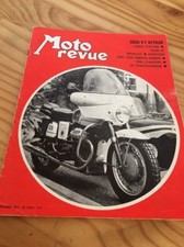 MOTO REVUE février 1971 N° 2014 Guzzi V7 attellée Trial Auvours Salon Bruxelles