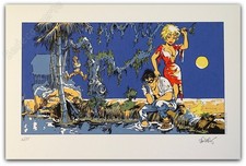 Sérigraphie Walthéry Natacha