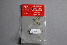 ZC2978 Amati 4005/03 Fitting Boat Anellini Type A 3mm Rings with Peak