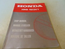Manuel d atelier TONDEUSE  HONDA HRB 423K1  1997 multilingue