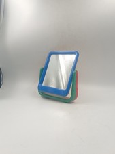 Miroir Vintage Plastique Multicolore Années 80 90 Design Postmoderne no Memphis