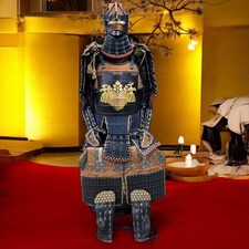Japanese Samurai Armor Yoroi Dou mempo Wearable Life-size armor